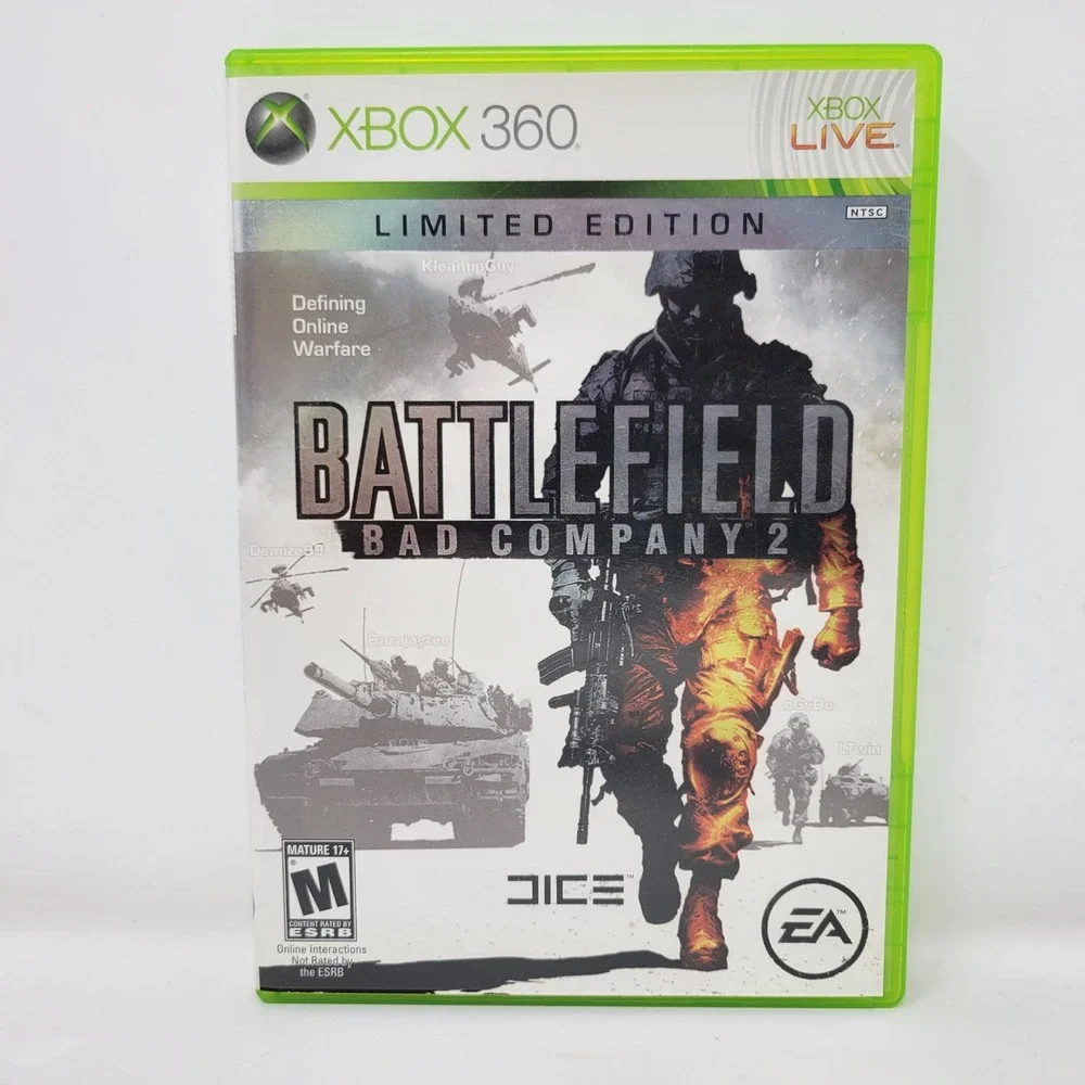 Battlefield Bad Company 2 Limited‎ Edition Microsoft Xbox 360 EA DICE FPS Game